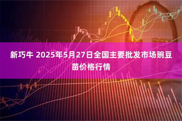 新巧牛 2025年5月27日全国主要批发市场豌豆苗价格行情