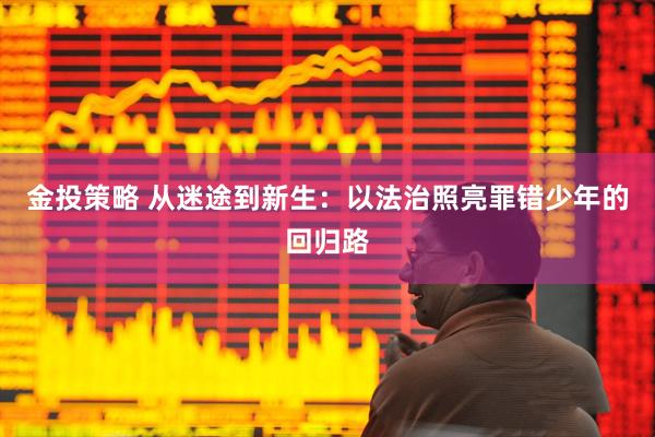 金投策略 从迷途到新生：以法治照亮罪错少年的回归路